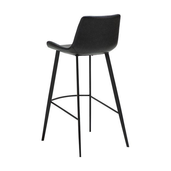 Crna barska stolica (visine sjedala 74,5 cm) Hype – DAN-FORM Denmark-image-3