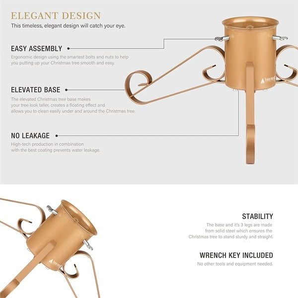 Crveni metalni stalak za božićno drvce Tree Nest Grace-image-3