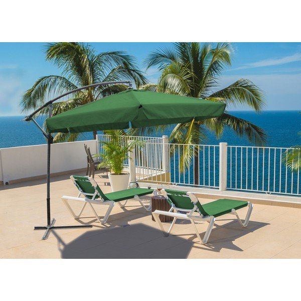 Zeleni suncobran ø 300 cm – Garden Pleasure-image-1