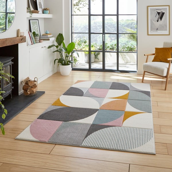Sivi tepih 120x170 cm Matrix – Think Rugs-image-1