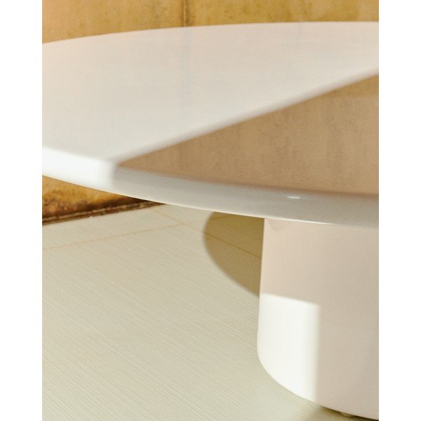 Okrugao vrtni stolić za kavu betonski ø 110 cm Albanella – Kave Home-image-3