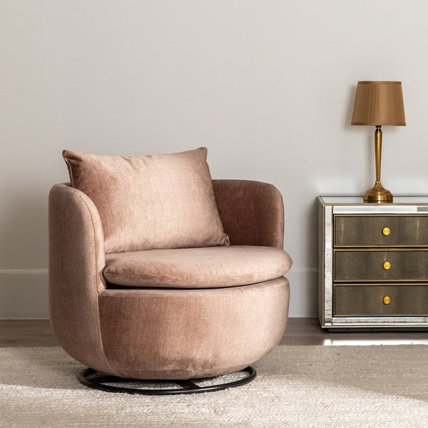 Svjetlo smeđa fotelja – Ixia-image-1