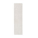 Ručno rađena vunena staza boje slonovače 60x230 cm Zen Garden – Flair Rugs