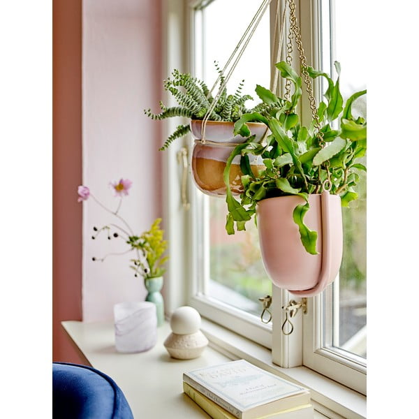 Metalna viseća i zidna ukrasna tegla za cvijeće Kati – Bloomingville-image-2