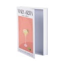 Bijela/narančasta dekorativna papirnata kutija za pohranu 18x4x25 cm Margarita – PT LIVING