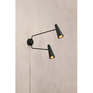 Crna zidna lampa Peak – Markslöjd