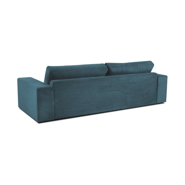 Tirkizna sklopiva sofa od samta 250 cm Donatella – Milo Casa-image-3