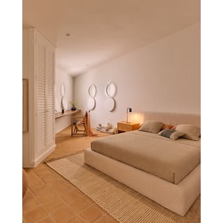 Bež obostrani/ručno rađen vunen tepih 160x230 cm Blart – Kave Home