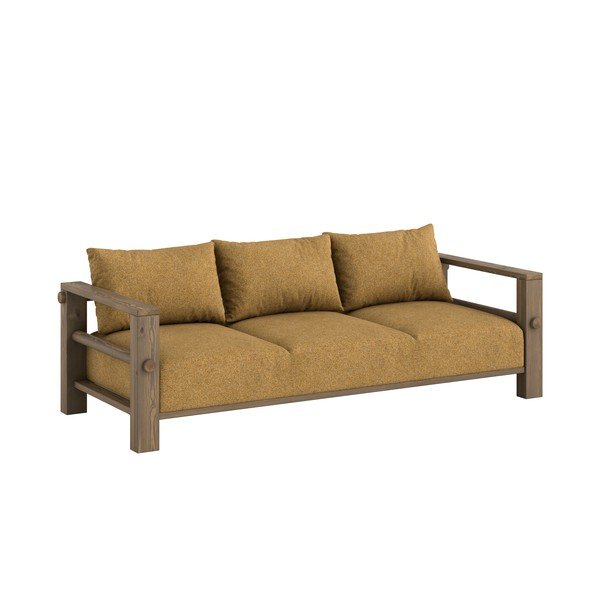 Oker žuta sofa 225 cm Bare – Karup