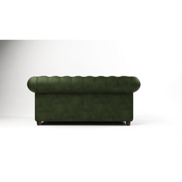 Tamno zelena baršunasta sofa 184 cm Cambridge - Ropez-image-2