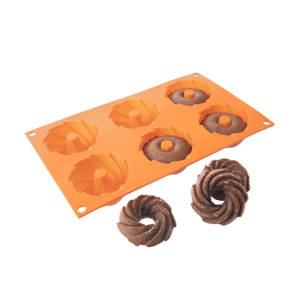 Silikonski kalup za pečenje za male kuglofe 17x28 cm – Orion-image-2