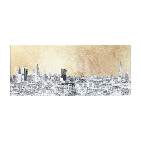 Staklena slika Kare Design London View, 120 x 50 cm