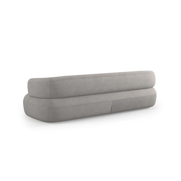 Svijetlo siva sofa od bouclé tkanine 226 cm Jenny – Micadoni -image-3