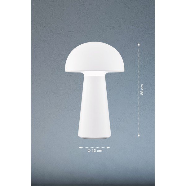 Bijela LED prigušiva stolna svjetiljka sa senzorom pokreta (visina 22 cm) Viga - Fischer & Honsel-image-2