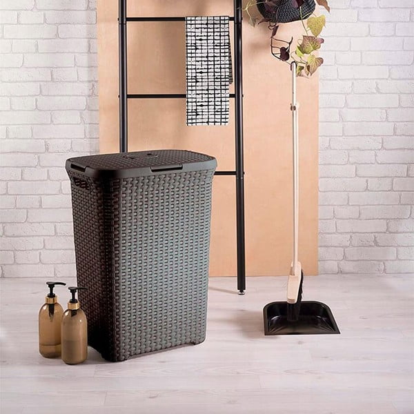 Smeđa košara za rublje Curver Hamper, 40 l-image-1