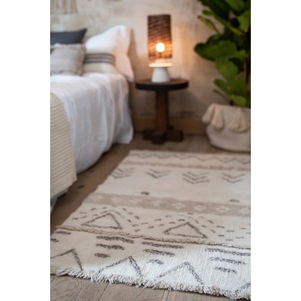 Krem periv/ručno rađen vunen tepih 80x140 cm Lakota Day – Lorena Canals-image-1