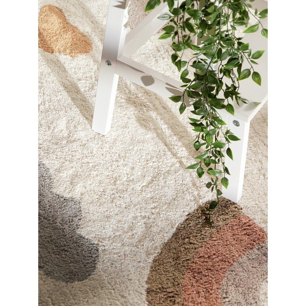 Krem periv/ručno rađen pamučan dječji tepih 140x200 cm Snuggle Willy – Hanse Home-image-2