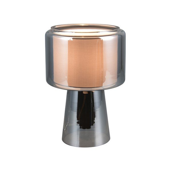 Siva stolna lampa (visina 29 cm) Rocka – Trio-image-3