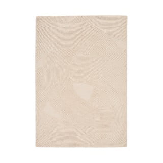 Krem ručno rađen vunen tepih 200x300 cm Domm – Kave Home