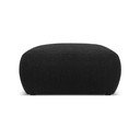 Crni tabure od bouclé tkanine Molino – Micadoni Home