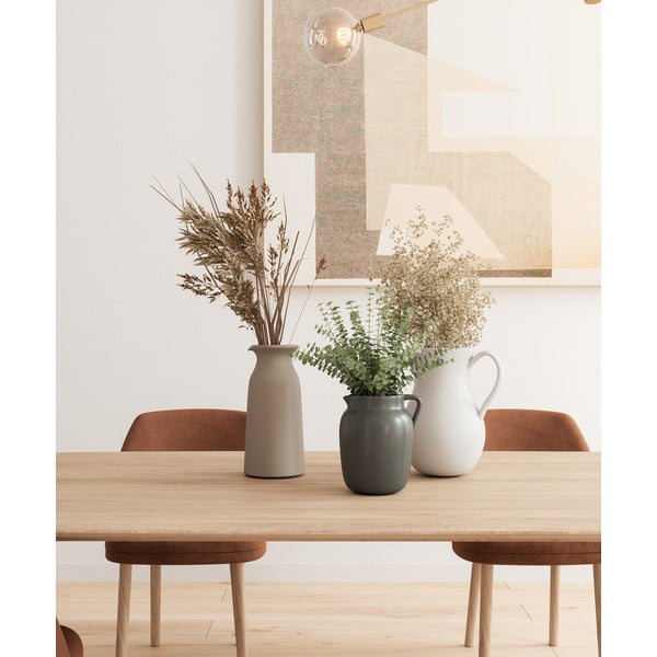 Bijela keramička ručno izrađena vaza (visina 30 cm) Harmonia – Artevasi-image-3