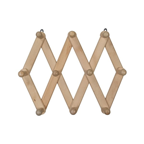 Zidna vješalica od masivne breze u prirodnoj boji Levin – WOOOD-image-3