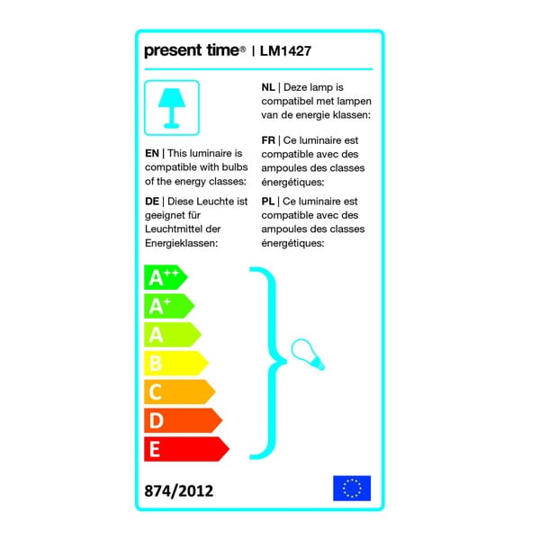 Bijela viseća lampa s detaljima u boji bakra Leitmotiv druženje, ⌀ 26,5 cm-image-4