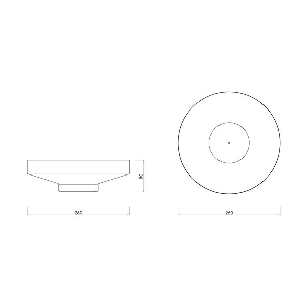 Metalna ukrasna posuda ø 26 cm Vilu – noo.ma-image-4