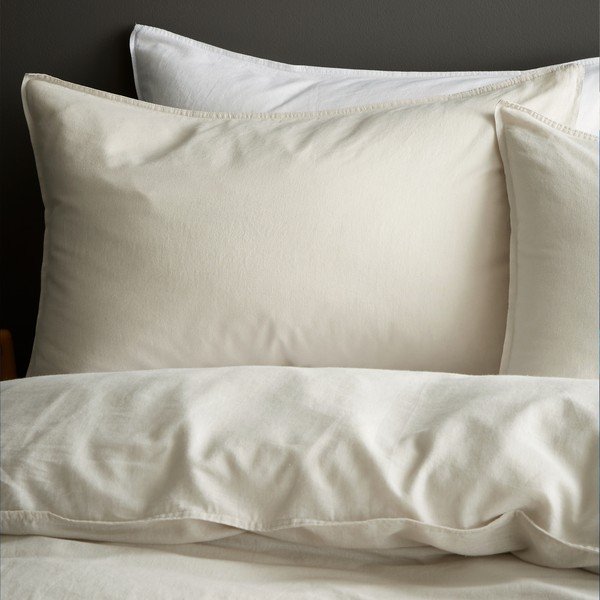 Krem posteljina za bračni krevet/za produženi krevet 230x220 cm Relaxed – Content by Terence Conran-image-1