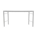 Svijetlo siva metalna vrtna klupa Disc – Zone