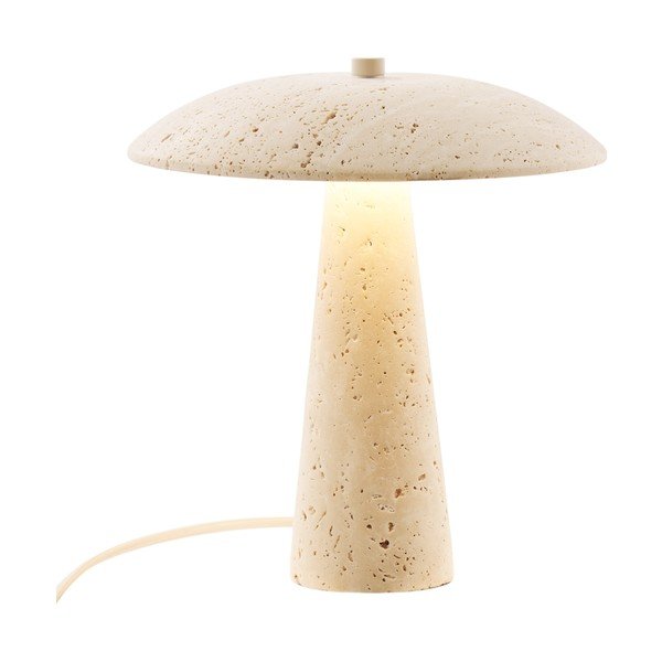 Bež LED stolna lampa od kamenine (visina 25,5 cm) Consett – House Nordic-image-3