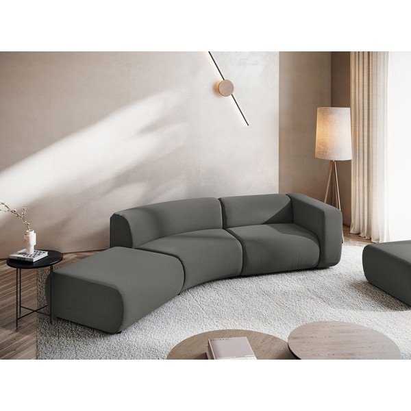 Siva baršunasti ležaljka (s lijevim kutom) Ekahi – Makamii-image-1