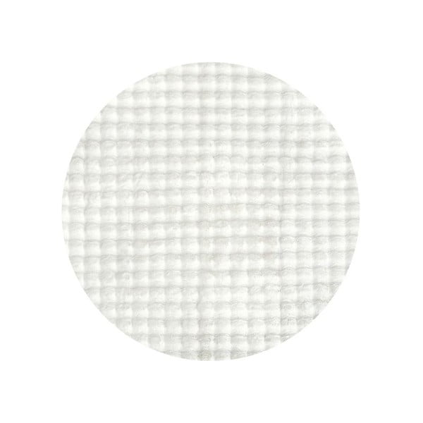 Bijeli perivi okrugli tepih ø 200 cm Bubble White – Mila Home