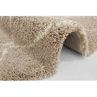 Svjetlo smeđi tepih Mint Rugs Hash, ⌀ 120 cm