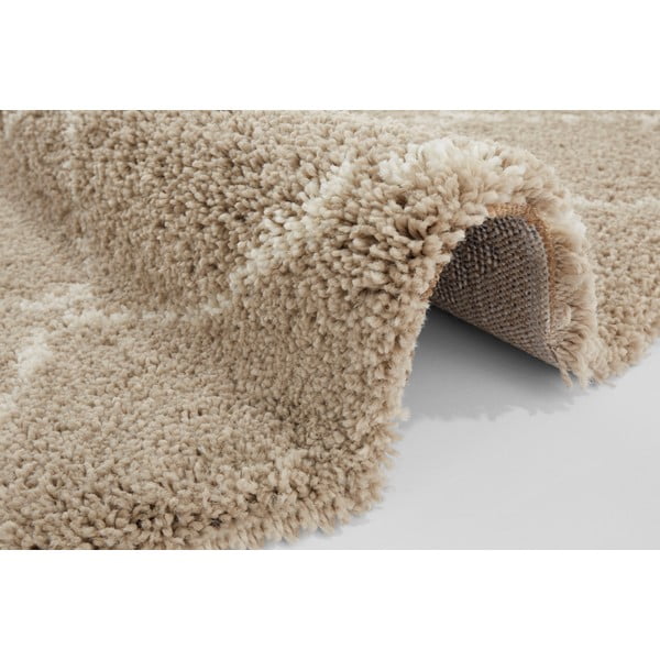 Svjetlo smeđi tepih Mint Rugs Hash, ⌀ 120 cm-image-1