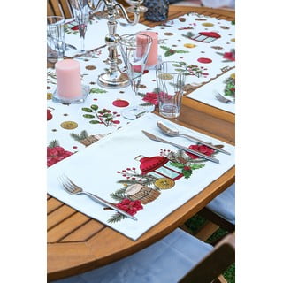 Božićni set od 4 podmetača i nadstolnjaka za stol 140x45 cm American Servis - Mila Home