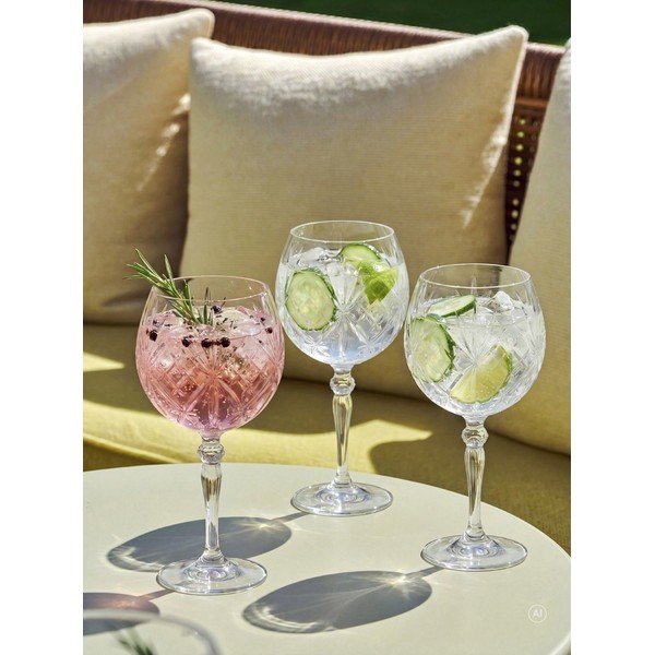 Čaše u setu 4 kom za gin 650 ml Melodia – Lyngby Glas-image-2