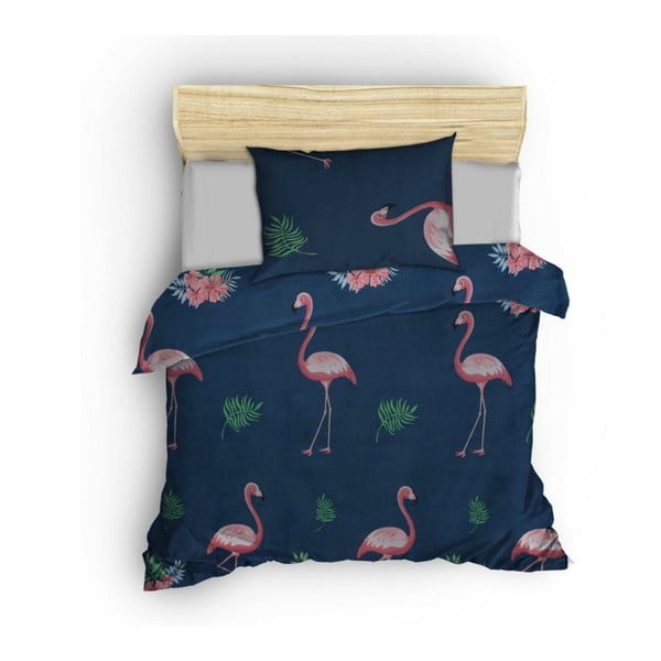 Tamno plava/ružičasta dječja posteljina za krevet za jednu osobu 140x200 cm Big Filamin – Mijolnir