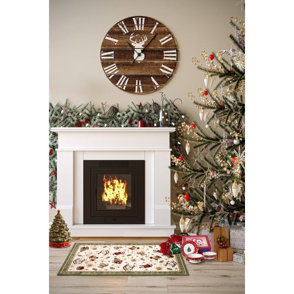 Zeleni tepih s božićnim motivom od mješavine pamuka 50x80 cm Toy's Delight Green Christmas – Villeroy&Boch-image-1