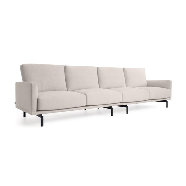 Bež sofa od šenila 334 cm Galene – Kave Home-image-2