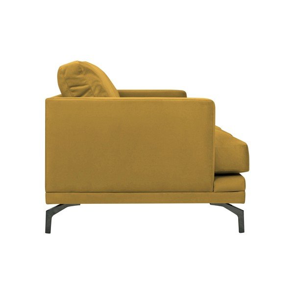 Žuta sofa s bazom u crnoj boji Windsor &amp; Co Sofas Jupiter-image-2