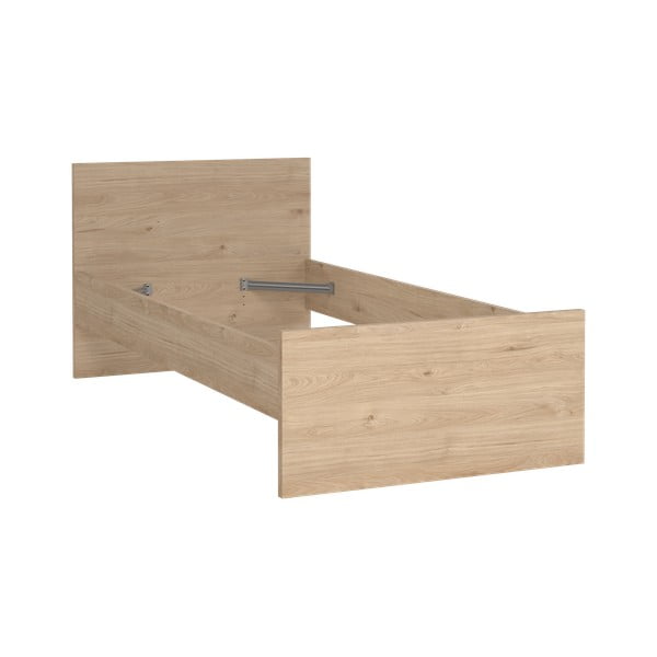 Krevet u dekoru hrasta 90x190 cm u prirodnoj boji Naia – Tvilum