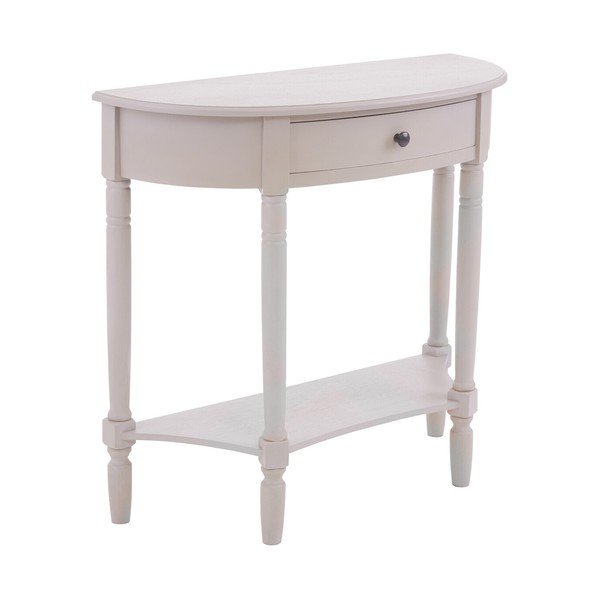 Sivi pomoćni stol od masivnog bora 33x81 cm Heritage – Premier Housewares
