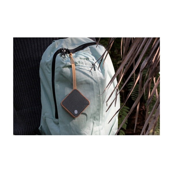 Tamnosmeđe-crni Bluetooth zvučnik Gingko Square-image-2