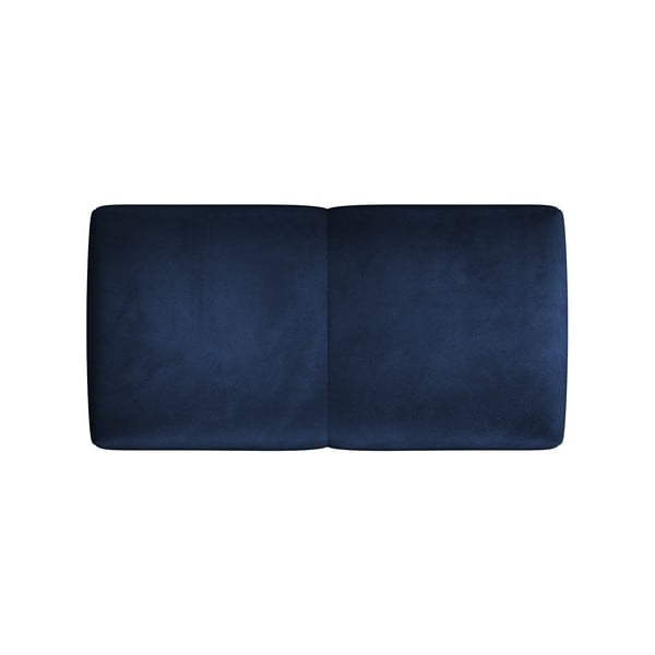 Plavi baršunasti naslon za modularnu sofu Rome Velvet - Cosmopolitan Design-image-2