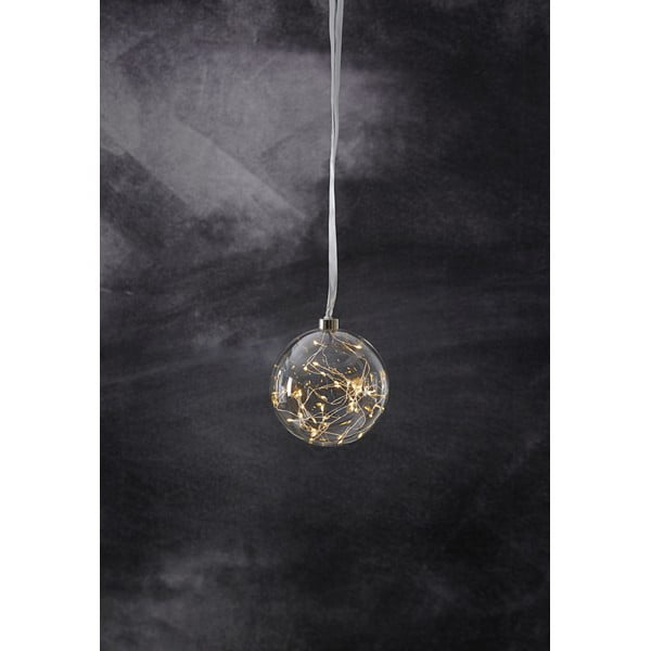 Bijeli božićni svjetlosni ukras ø 15 cm Glow – Star Trading-image-2