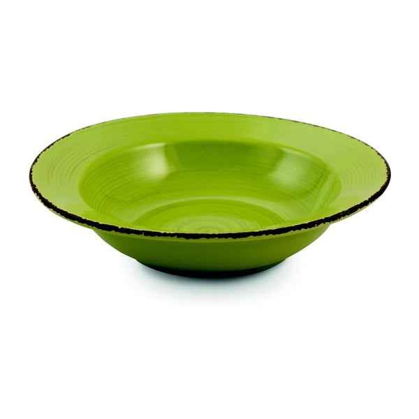Duboki tanjur od zelene keramike Villa d&#39;Este, Ø 25,4 cm