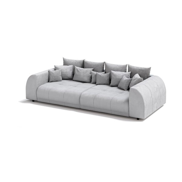 Tamno siva sofa od samta 310 cm Vanessa – Ropez