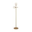 Podna lampa zlatne boje Squid Lighting Kruva, visina 174 cm