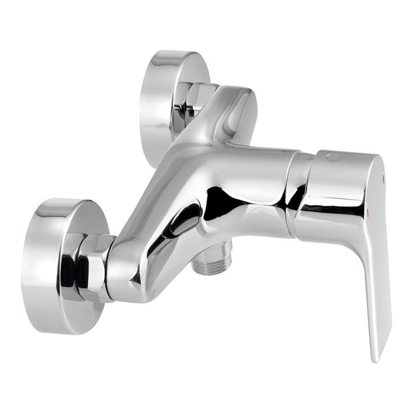 Zidna slavina za tuš u sjajno srebrnoj boji (s 1 izlazom) Pax – Sapho-image-1